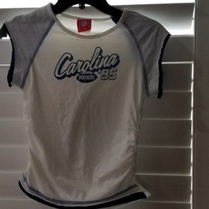 NFL For Her Carolina Panthers T Shirt (Med.)